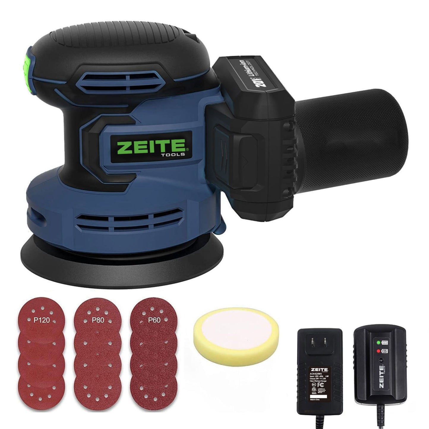 20V 125mm Rotary Sander