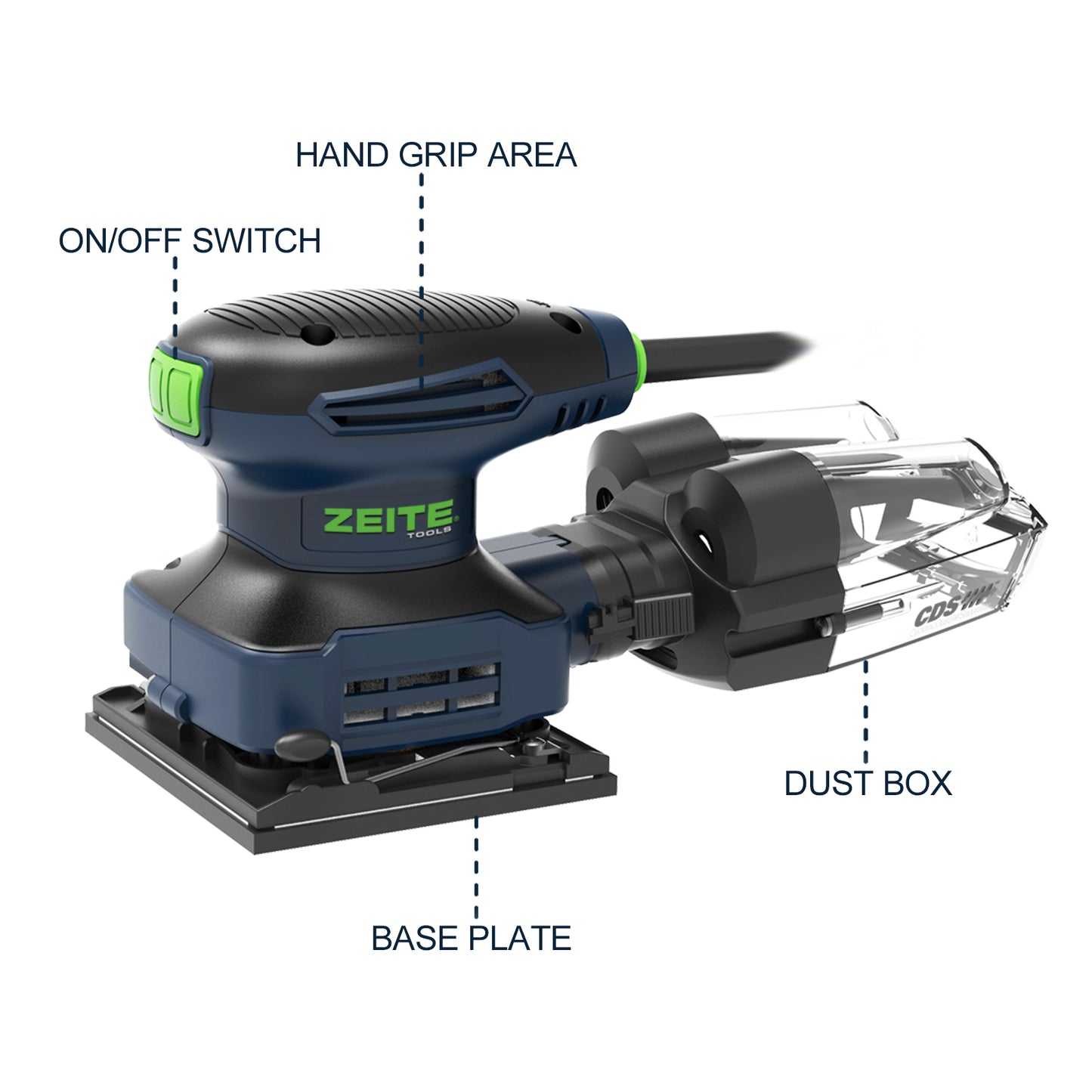 2.4 Amp 1/4 Sheet Sander