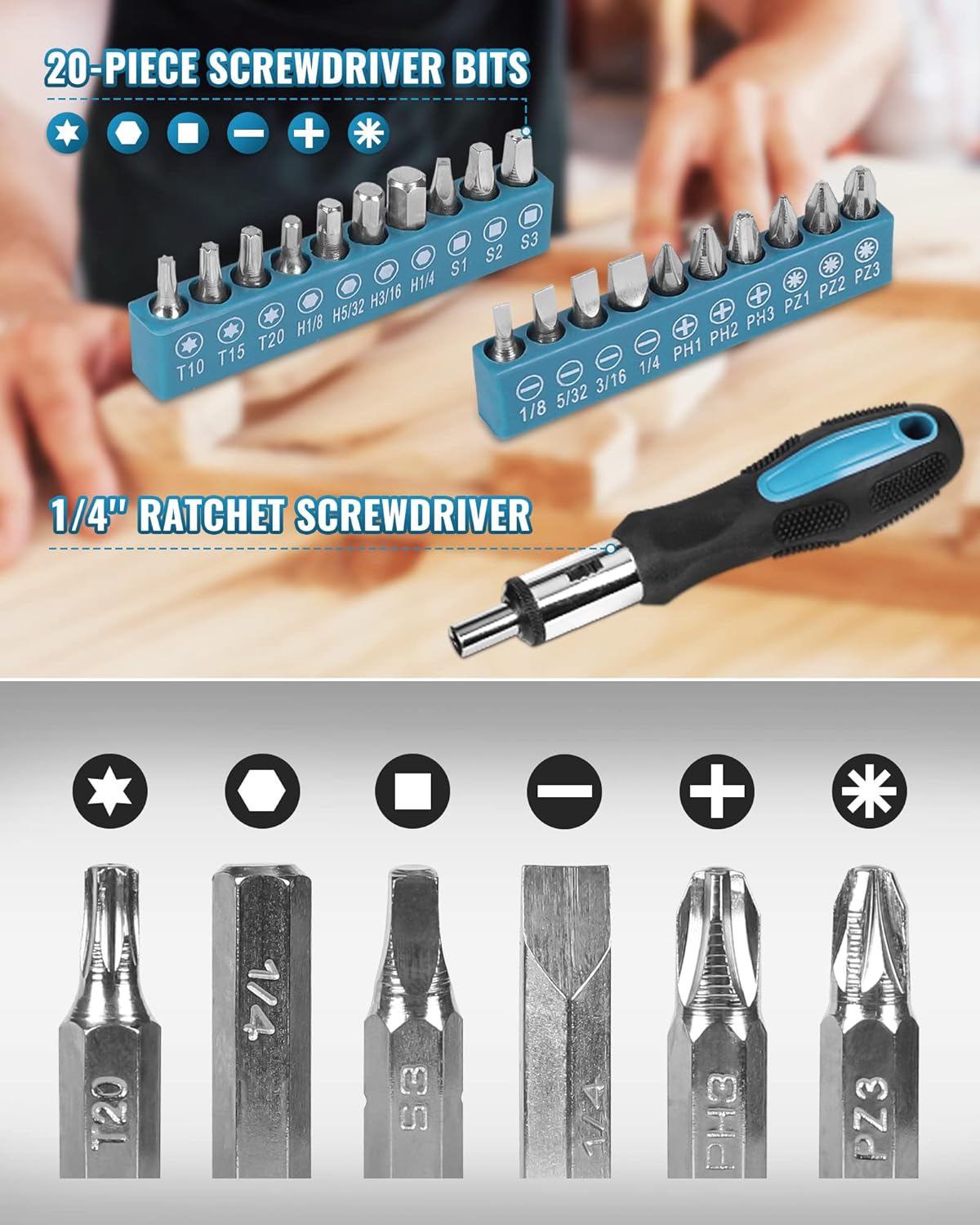 144 Piece Hand Tool Set