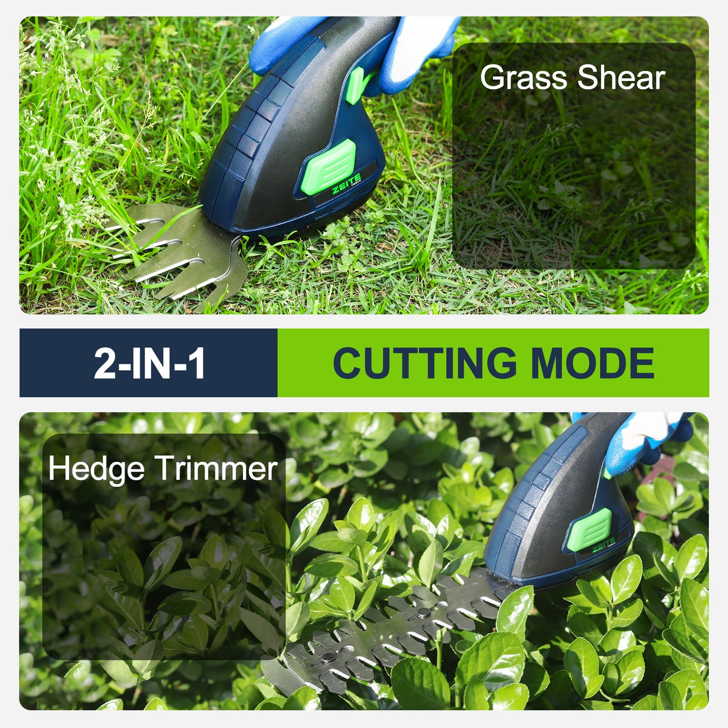 7.2V Grass Shear & Shrubbery Trimmer