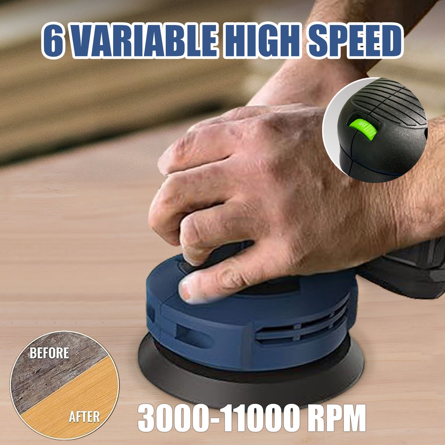 20V 125mm Rotary Sander