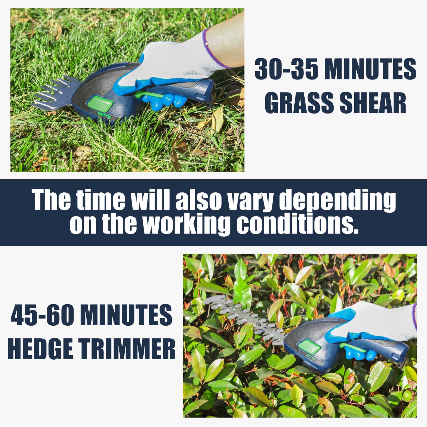 7.2V Grass Shear & Shrubbery Trimmer