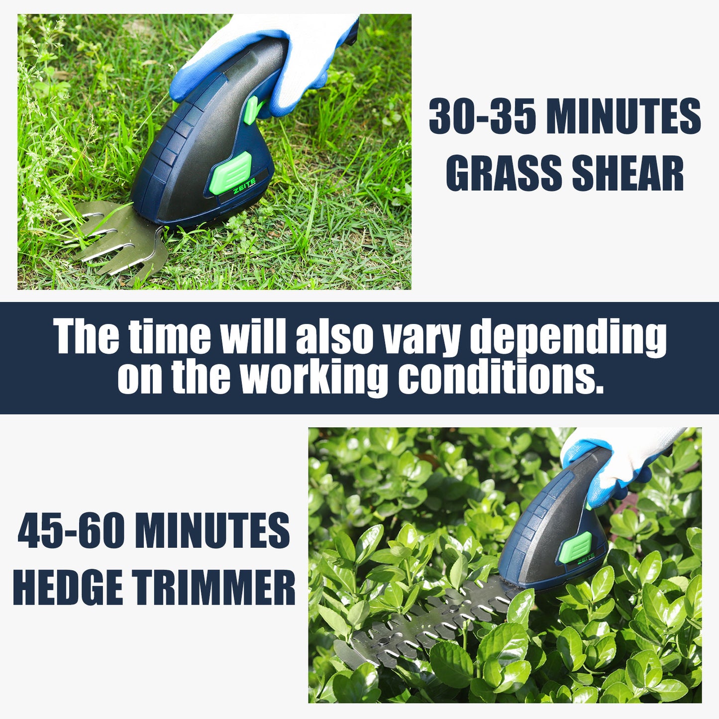 7.2V Grass Shear & Shrubbery Trimmer