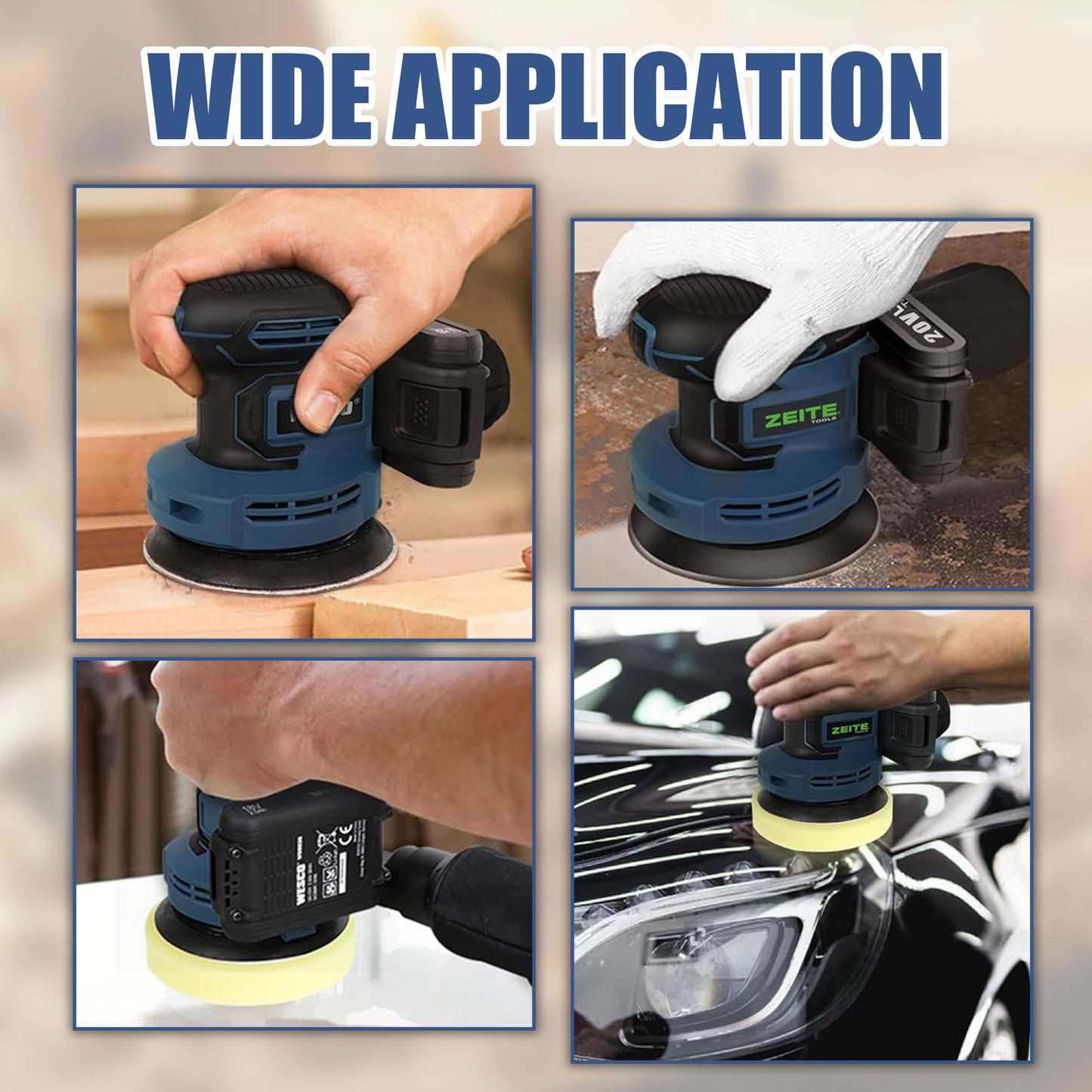 20V 125mm Rotary Sander