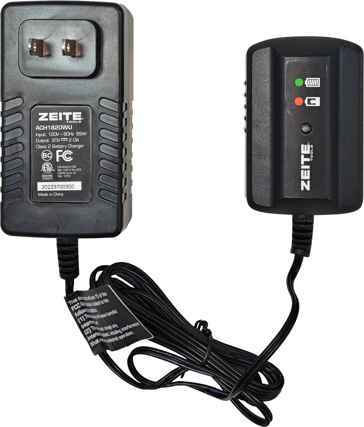 ZEITE 20V 2A Charger