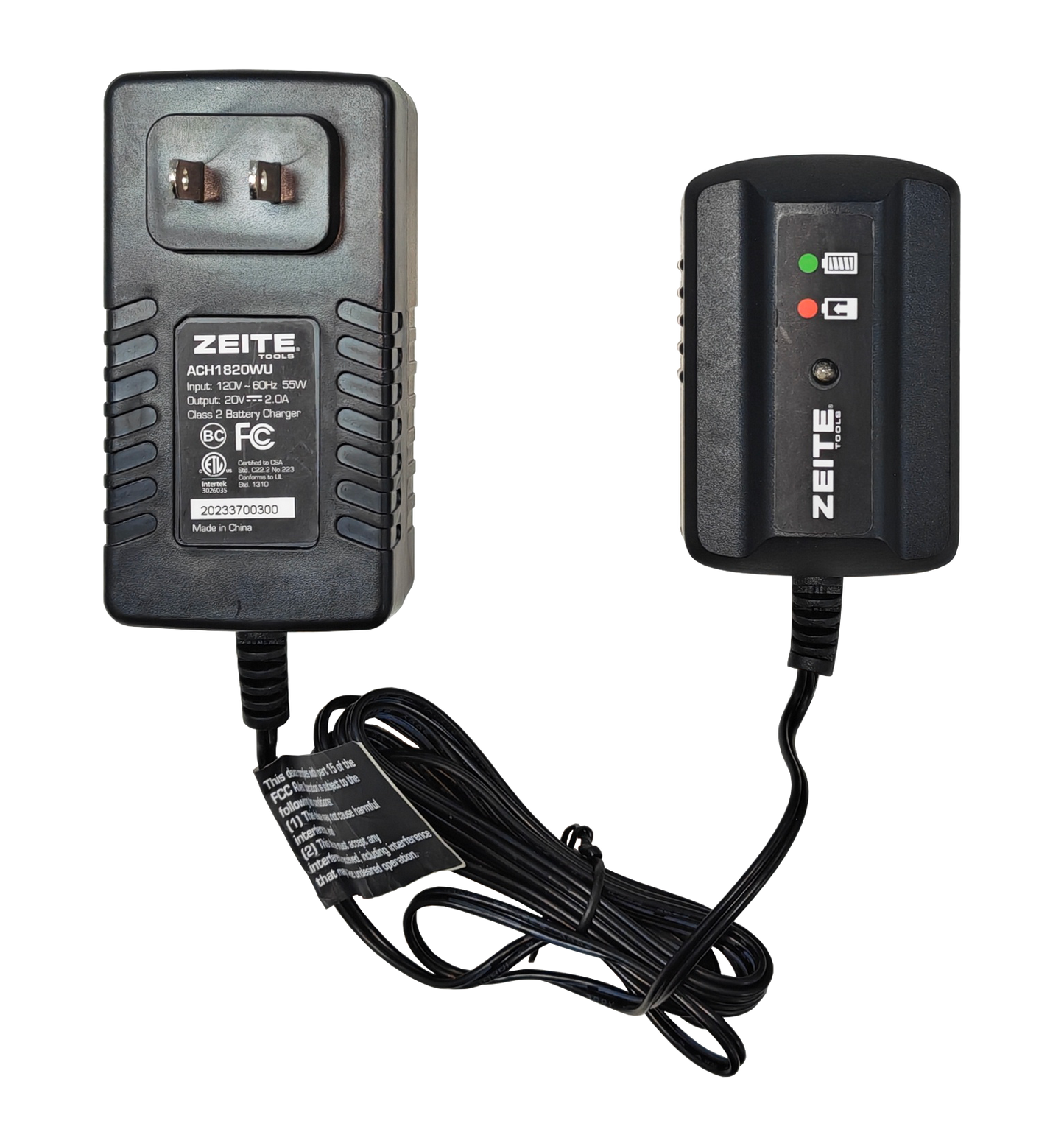 ZEITE 20V 2A Charger
