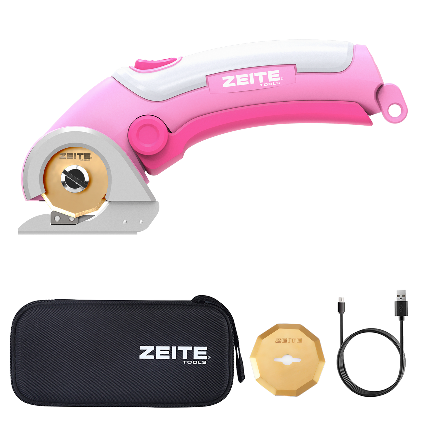 Cordless Cardboard Cutter - L handle - pink