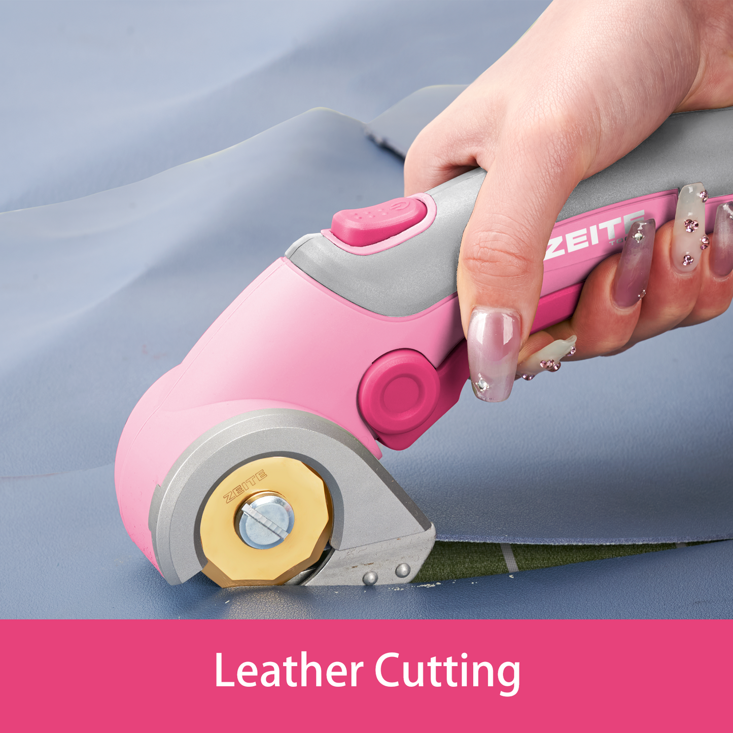 Cordless Cardboard Cutter - L handle - pink