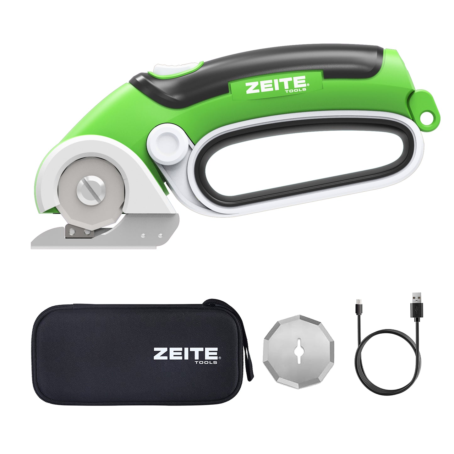 Cordless Cardboard Cutter - D handle - green