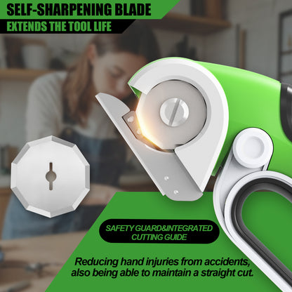 Cordless Cardboard Cutter - D handle - green