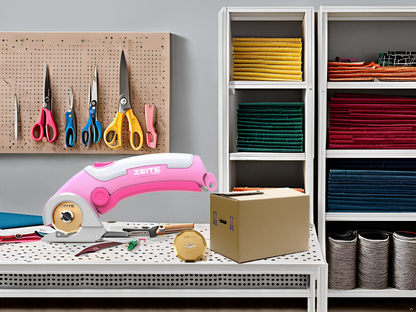 Cordless Cardboard Cutter - L handle - pink